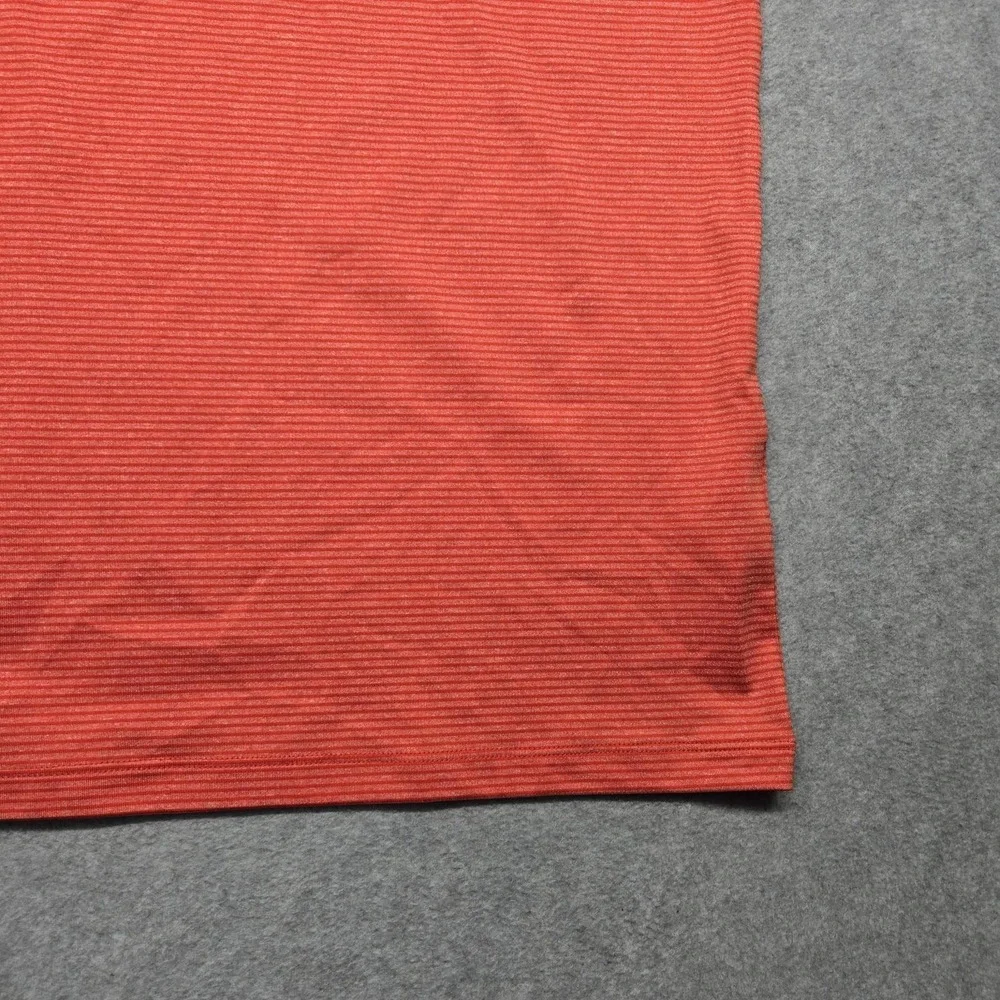 Nike Tiger Woods Collection Polo Mens XL‎ Red Micro Stripe Dri Fit Golf